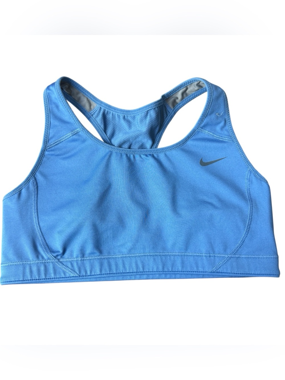 Nike Dri-FIT Woman’s Medium Blue Racerback Sports Bra Moisture-Wicking
